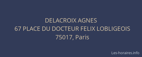 DELACROIX AGNES