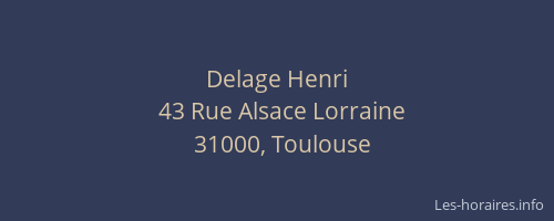 Delage Henri