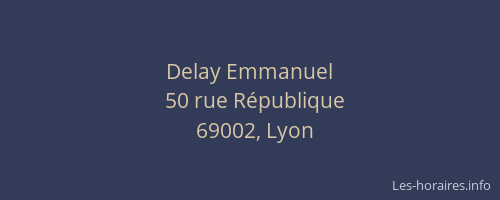 Delay Emmanuel