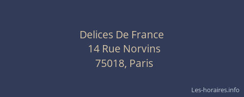 Delices De France