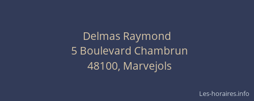 Delmas Raymond