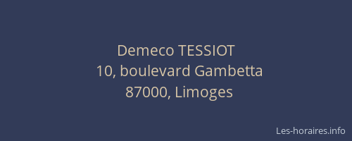 Demeco TESSIOT