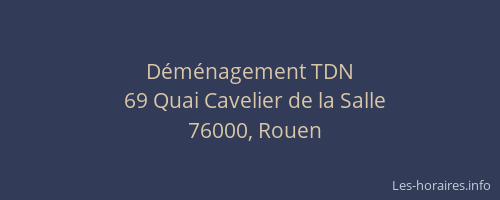 Déménagement TDN