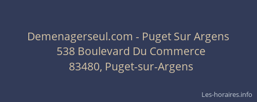 Demenagerseul.com - Puget Sur Argens