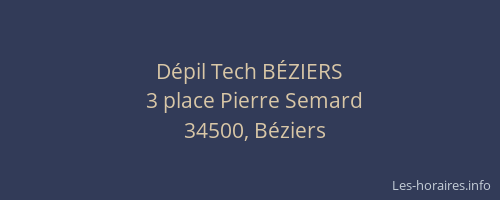 Dépil Tech BÉZIERS