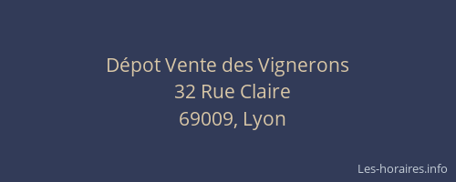 Dépot Vente des Vignerons