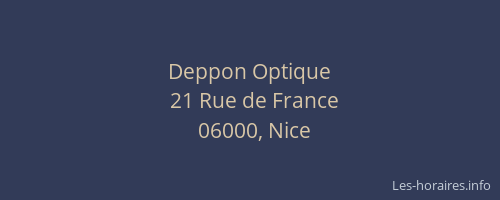 Deppon Optique