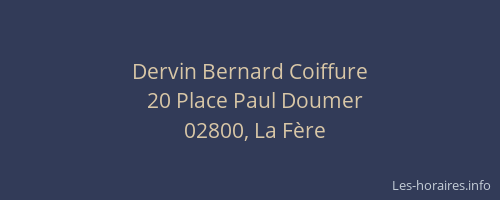 Dervin Bernard Coiffure