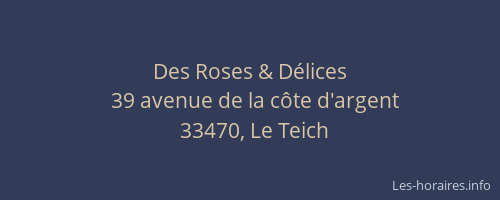 Des Roses & Délices