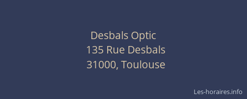 Desbals Optic