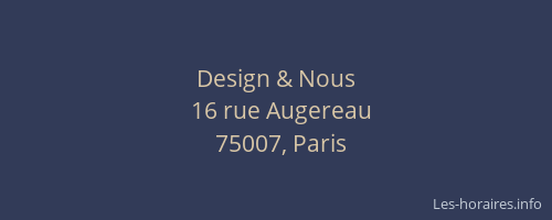 Design & Nous