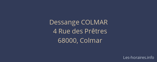 Dessange COLMAR