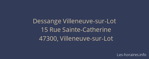 Dessange Villeneuve-sur-Lot