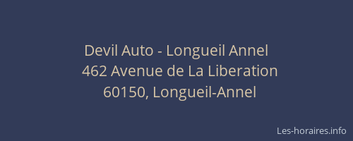 Devil Auto - Longueil Annel