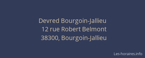 Devred Bourgoin-Jallieu