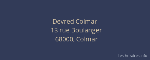 Devred Colmar