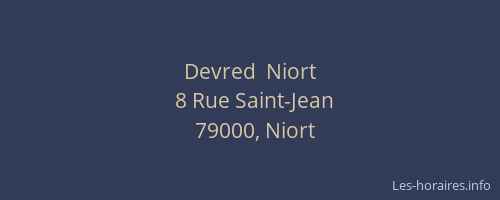 Devred  Niort