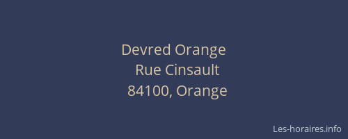 Devred Orange