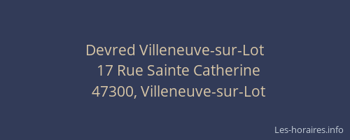 Devred Villeneuve-sur-Lot