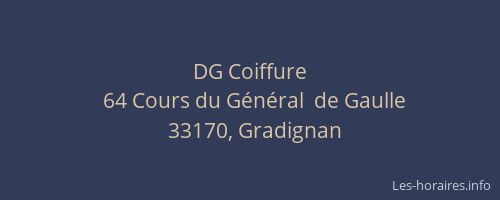 DG Coiffure