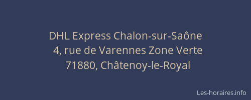 DHL Express Chalon-sur-Saône