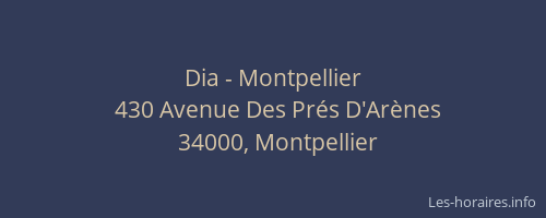 Dia - Montpellier