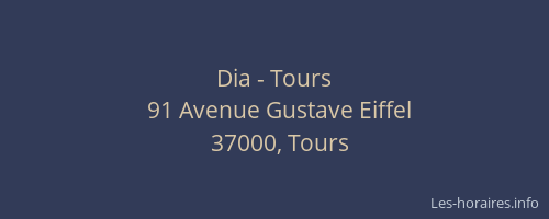 Dia - Tours