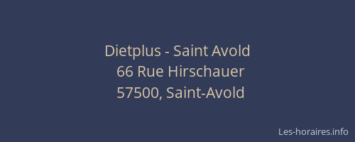 Dietplus - Saint Avold