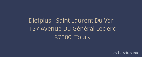 Dietplus - Saint Laurent Du Var
