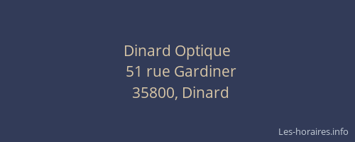 Dinard Optique