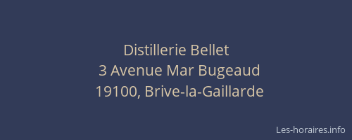 Distillerie Bellet