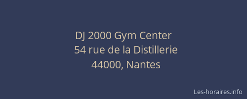 DJ 2000 Gym Center