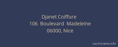 Djanet Coiffure