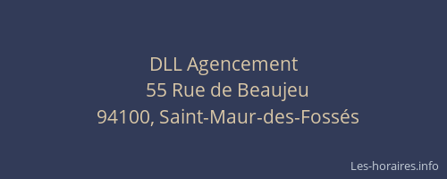 DLL Agencement