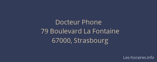 Docteur Phone