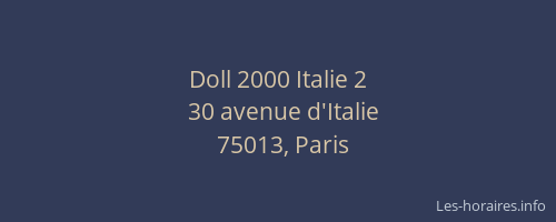 Doll 2000 Italie 2