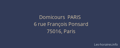 Domicours  PARIS