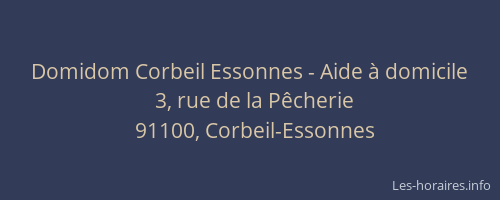 Domidom Corbeil Essonnes - Aide à domicile