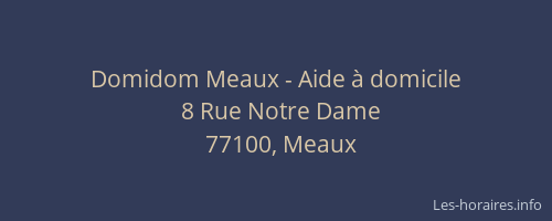 Domidom Meaux - Aide à domicile