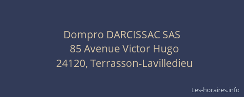 Dompro DARCISSAC SAS