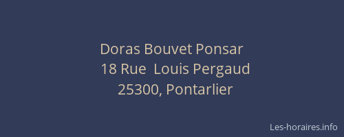 Doras Bouvet Ponsar