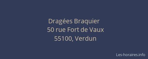 Dragées Braquier