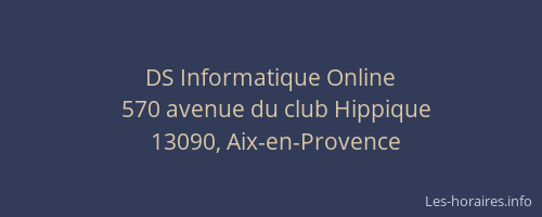 DS Informatique Online