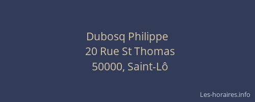 Dubosq Philippe