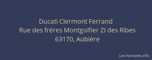 Ducati Clermont Ferrand
