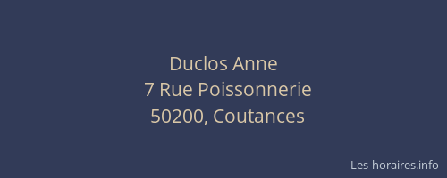 Duclos Anne