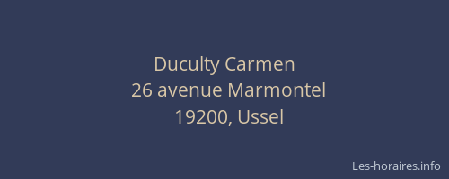 Duculty Carmen