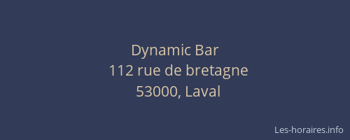 Dynamic Bar