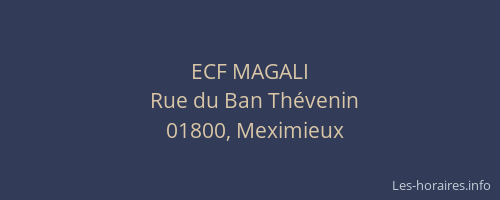 ECF MAGALI