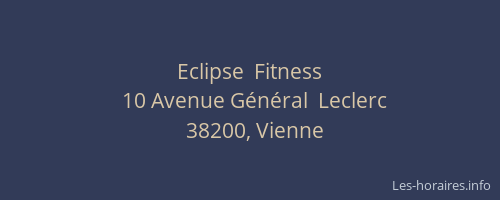 Eclipse  Fitness